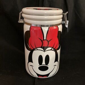 Disney Minnie Mouse White Canister